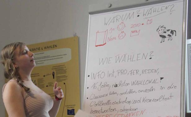 ... von der Arbeit in der Demokratie-Werkstatt