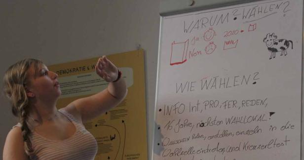 ... von der Arbeit in der Demokratie-Werkstatt