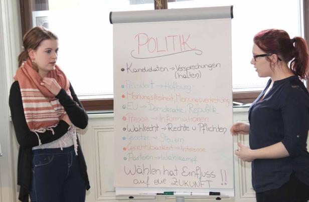 ... von der Arbeit in der Demokratie-Werkstatt