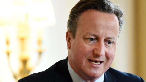 Porträt von David Cameron, dem ehemaligen Premierminister des Vereinigten Königreichs.