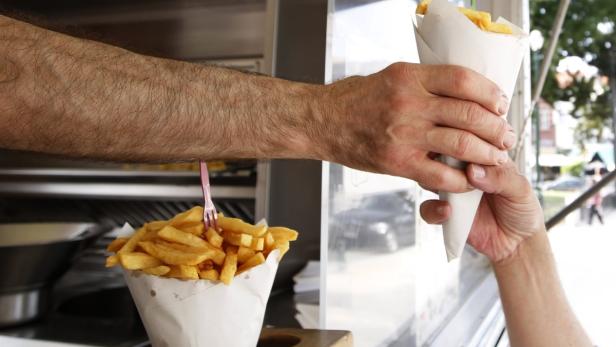 Wenn Pommes aus dem Automaten kommen