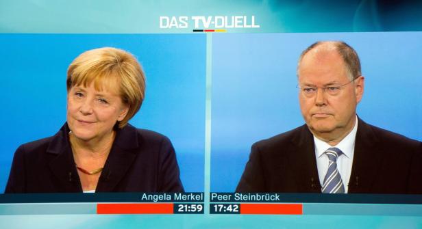 Deutschland: Fast 18 Millionen beim TV-Duell