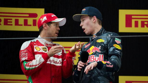 Vettel attackiert Red-Bull-Pilot Kwjat