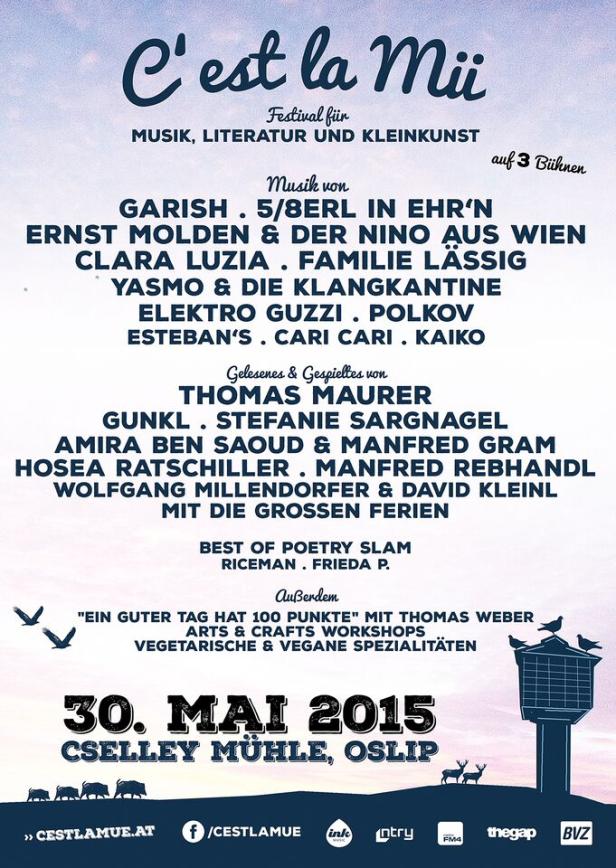 Musik, Literatur & Kulinarik in der Cselley Mühle