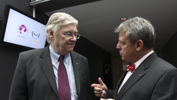 Nick Reilly (l) holte Volker Hoff zu Opel. Opel: Noch ein Manager geht