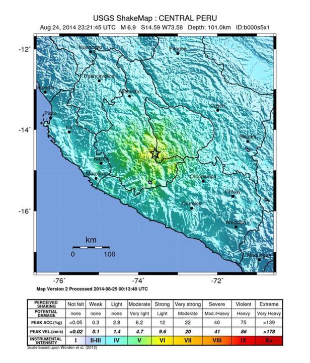 Starkes Erdbeben erschüttert Süden Perus