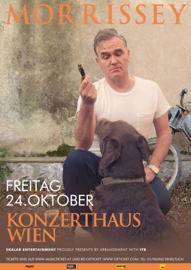 Morrissey kommt ins Wiener Konzerthaus