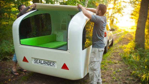 Mit dem Wohnwagon in die Freiheit