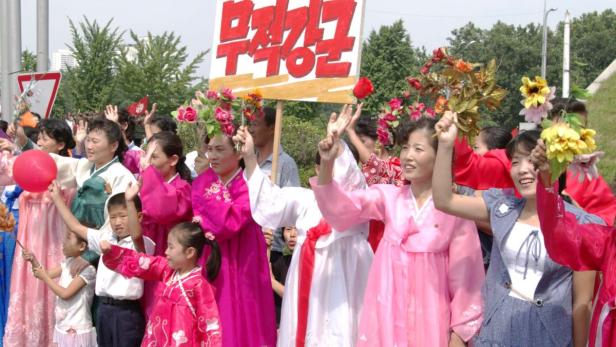 Militärparade in Pjöngjang