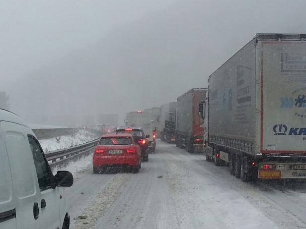 Blizzard legte den Verkehr lahm