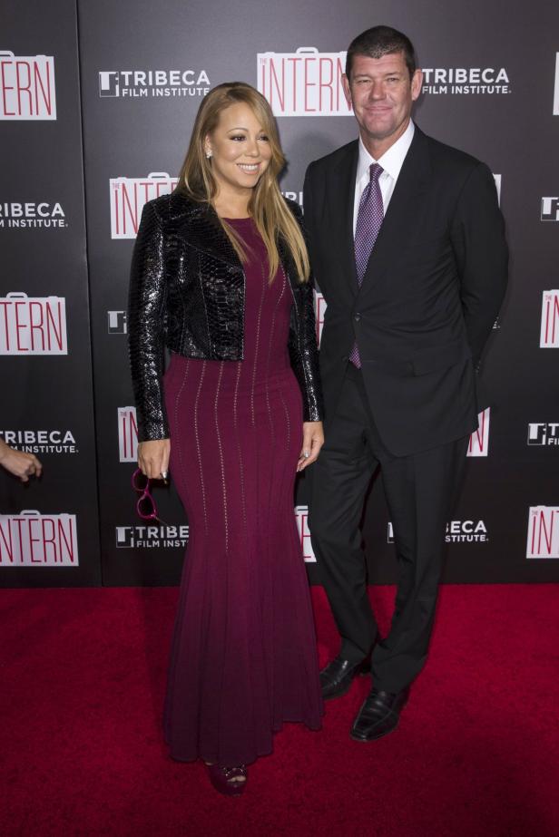 Singer Mariah Carey arrives with billionaire James Mariah Carey: Verlobung mit ihrem Milliardär