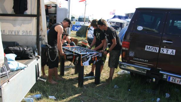 Die "Luxus"-Camper am Nova Rock 2011