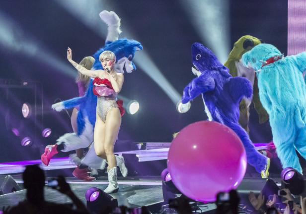 Fotos der Miley Cyrus-Show in Wien