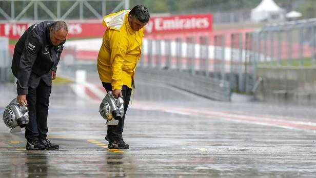 Regen bremste die Formel 1