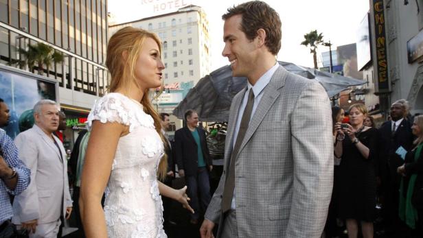 Blake Lively und Ryan Reynolds auf dem roten Teppich vor dem TCL Chinese Theatre in Los Angeles.