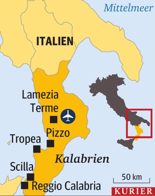 Der Süden Italiens bietet ein Mehr an Meer