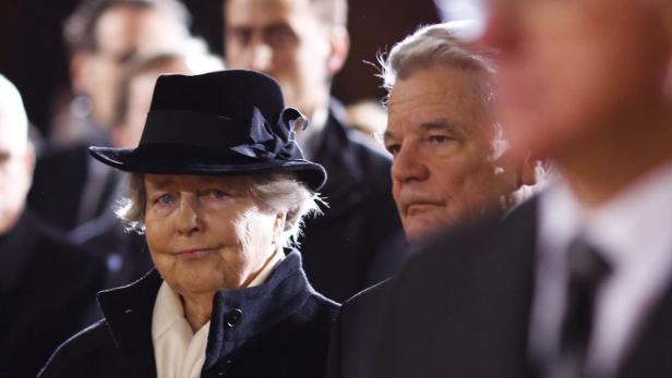 Marianne Birthler und Joachim Gauck bei einer Veranstaltung.