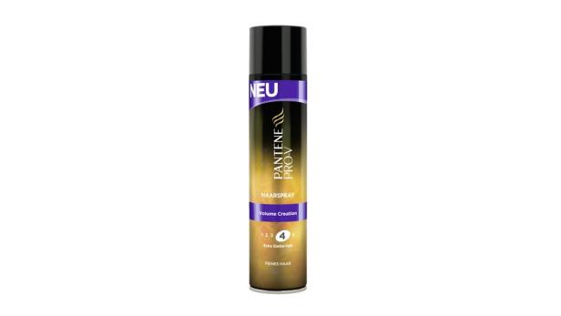 Eine Dose Pantene Pro-V Haarspray für feines Haar.