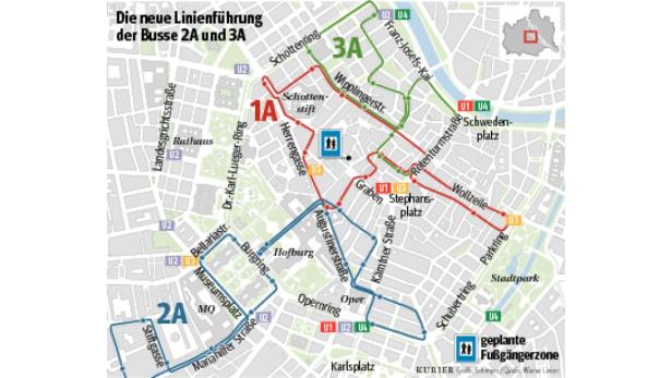 Streckenänderung bei Citybussen