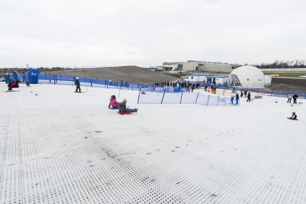 Schneeerlebniswelt in Aspern