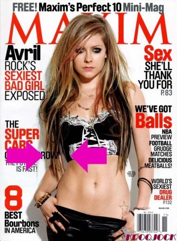 Das Cover des Maxim-Magazins mit Avril Lavigne.