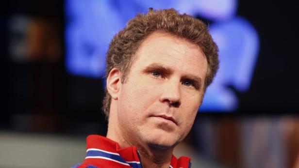 Porträt von Will Ferrell mit einem nachdenklichen Gesichtsausdruck.