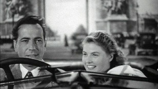 Humphrey Bogart und Ingrid Bergman in einer Szene aus dem Film „Casablanca“.