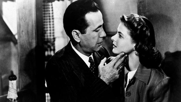 Humphrey Bogart und Ingrid Bergman in einer Szene aus dem Film „Casablanca“.