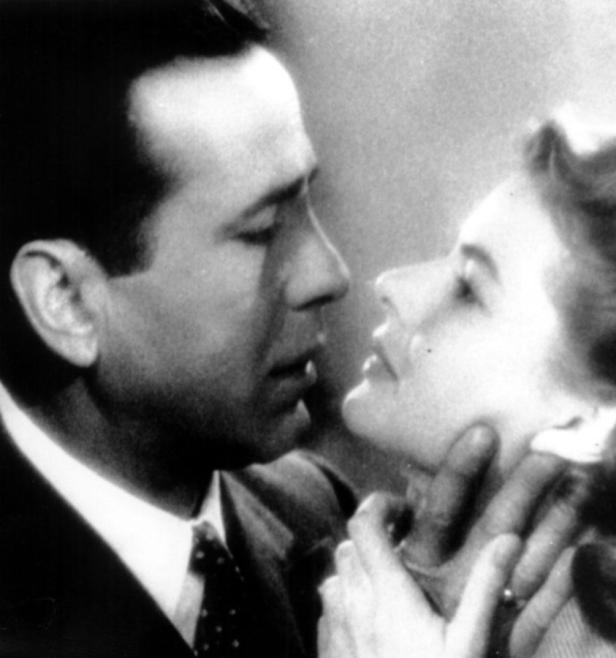 Humphrey Bogart und Ingrid Bergman in einer Szene aus „Casablanca“.