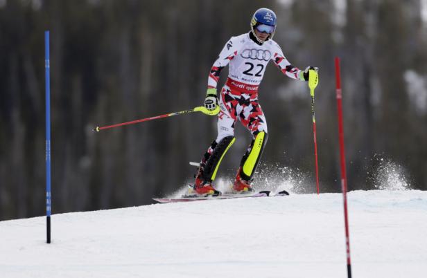 Hirscher scheitert, Slalom-Gold für Grange