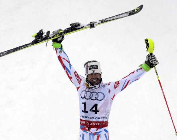 Hirscher scheitert, Slalom-Gold für Grange