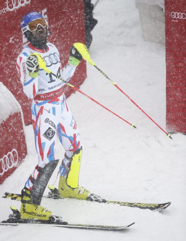 Hirscher scheitert, Slalom-Gold für Grange