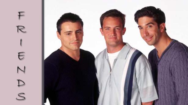 Matt LeBlanc, Matthew Perry und David Schwimmer, drei der Hauptdarsteller aus „Friends“.
