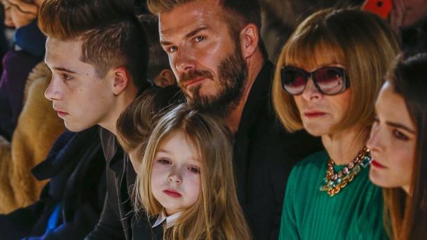 Wein-Krampf: Promis auf der Fashion-Week