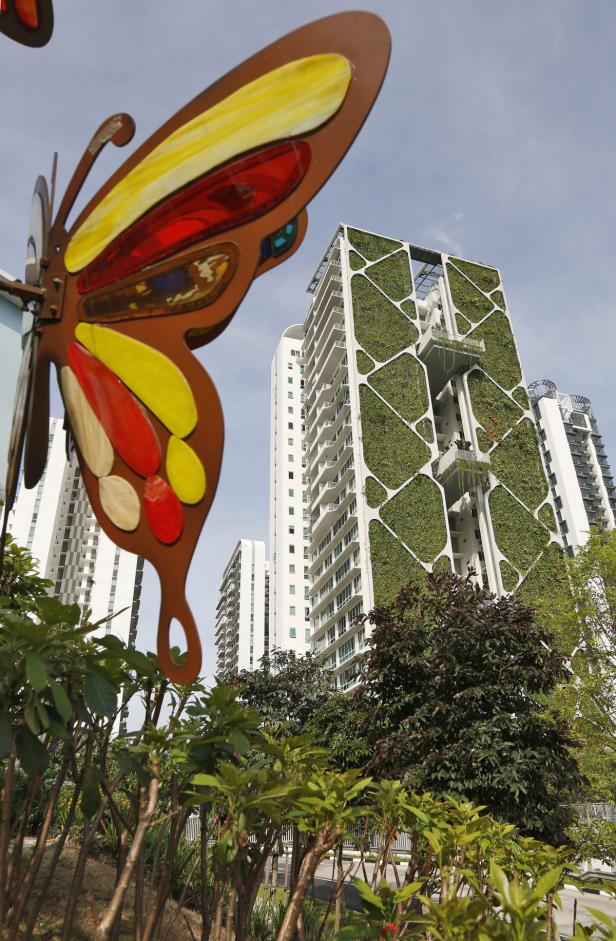 Singapur: Weltgrößter vertikaler Garten