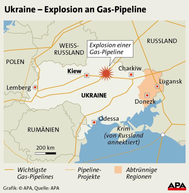 Explosion An Gaspipeline Richtung Europa Kurier At