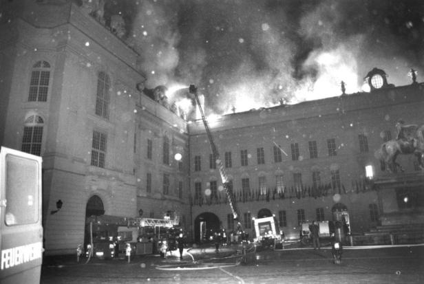 Flammen in der Nacht: Vor 25 Jahren brannte die Hofburg
