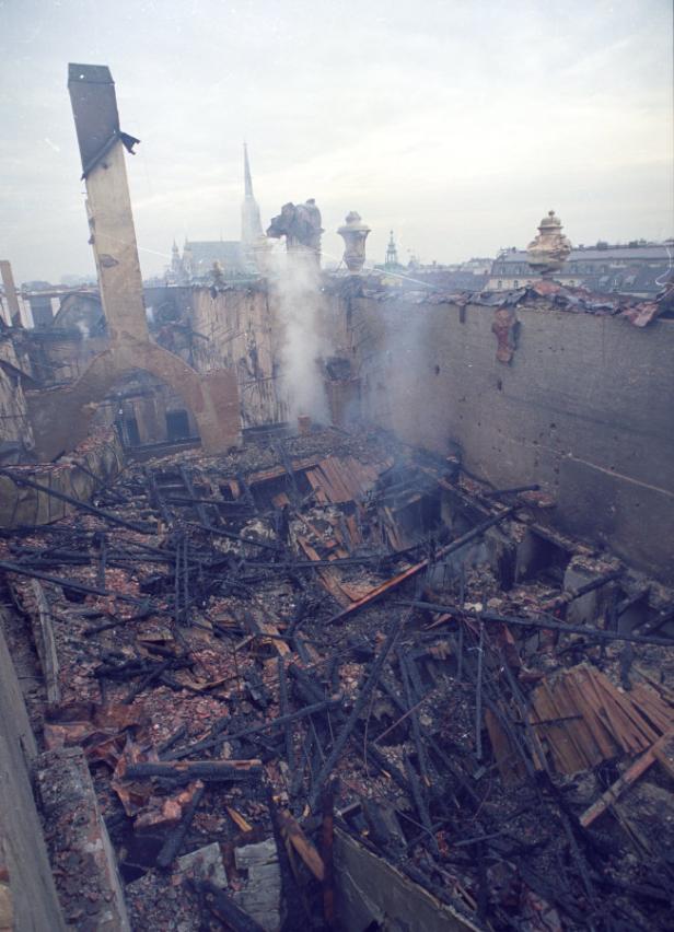 Flammen in der Nacht: Vor 25 Jahren brannte die Hofburg
