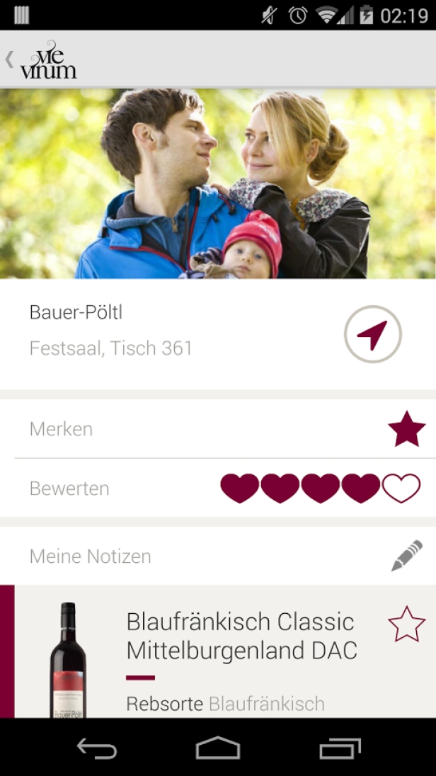 VieVinum-App für Wege zu Veltliner, Zweigelt, Shiraz oder Pinot Grigio
