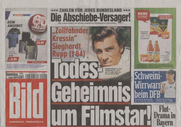KURIER-Story macht in Deutschland Schlagzeilen