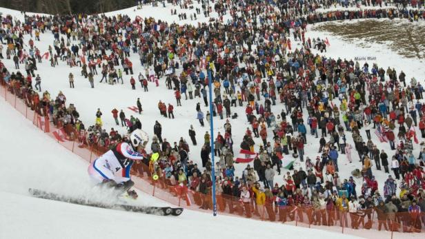 Slalom-Artisten am Ganslernhang