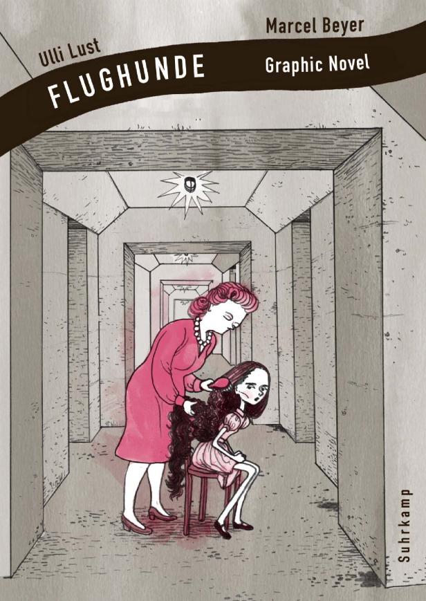 Der ausgezeichnete Comic-Band von Ulli Lust: 'Flughunde', nach Marcel Beyer; Suhrkamp Ulli Lust gewinnt Max-und-Moritz-Preis