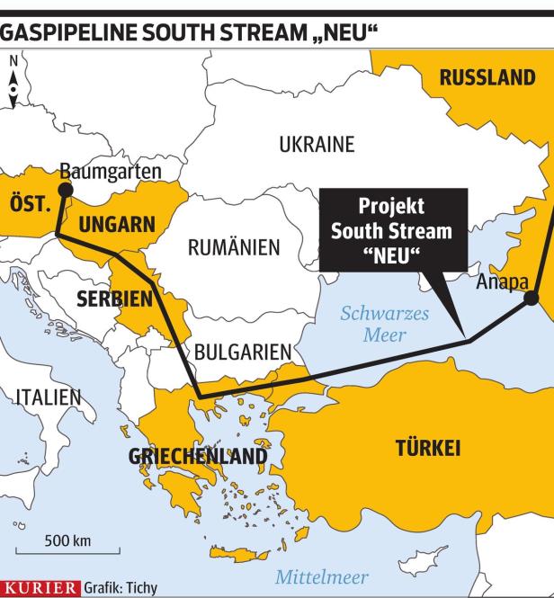 South Stream: Putin will doch neue Pipeline nach Österreich