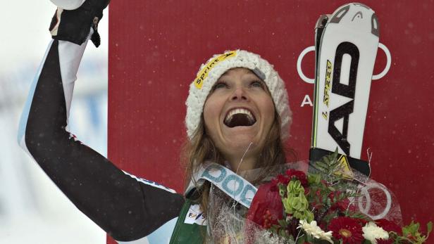 Vonn gewinnt, Fenninger Dritte