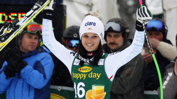 Vonn gewinnt, Fenninger Dritte