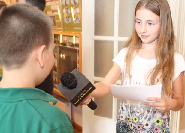 ... von den Kids am Mikro