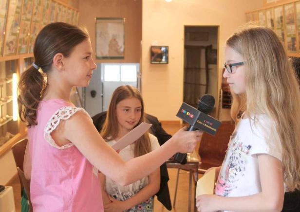 ... von den Kids am Mikro