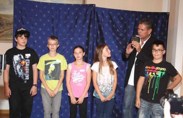 ... von den Kids am Mikro
