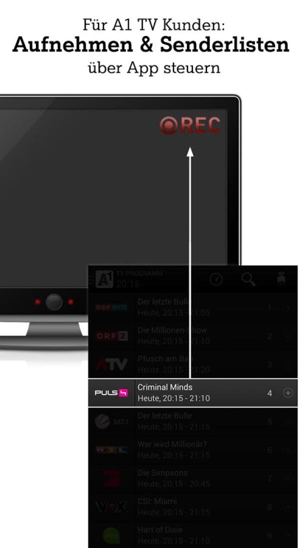 A1 entwickelt TV-Service-App weiter