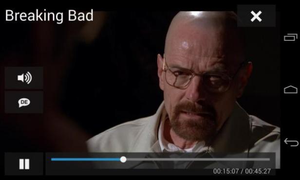 Walter White, dargestellt von Bryan Cranston, in einer Szene aus „Breaking Bad“.